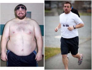 men weight loss before and after