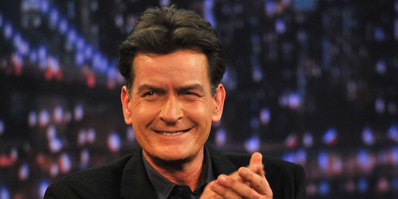 Charlie Sheen tweets for God to 'take' Trump next