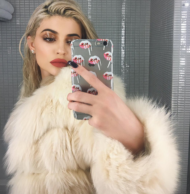 Kylie posted a snap of herself