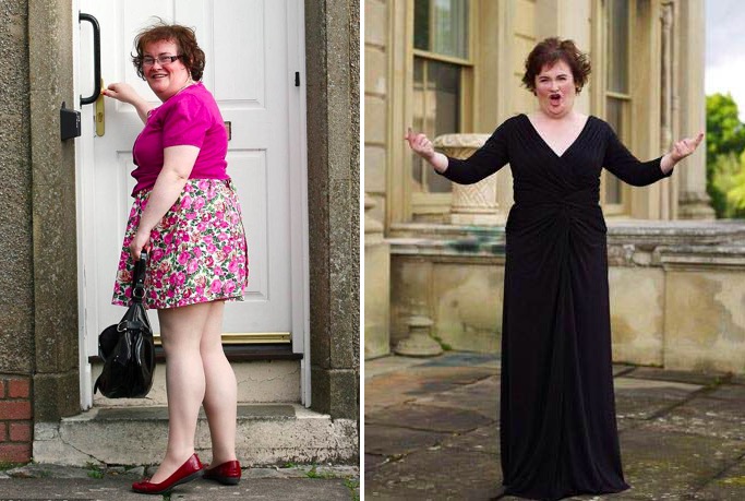 susan boyle weight loss before and after