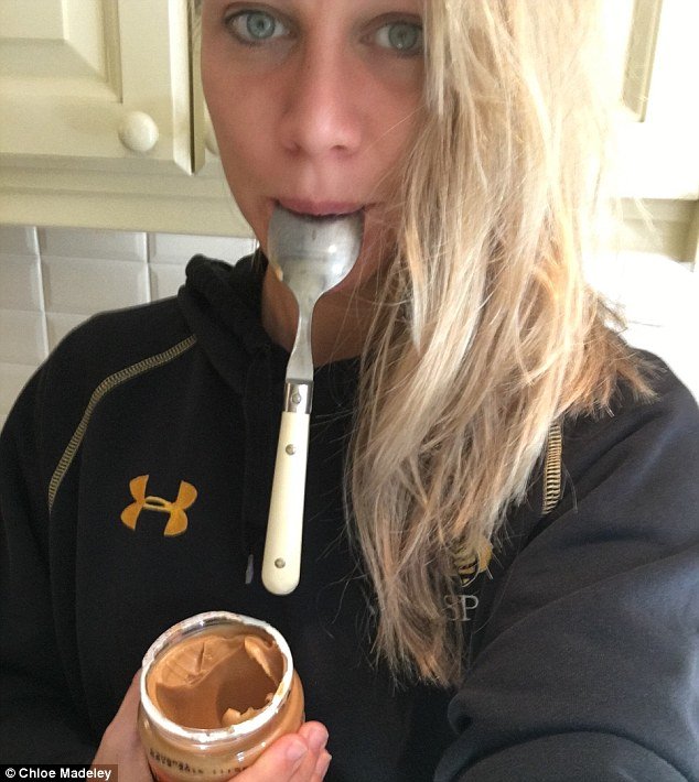 Chloe Madeley loves chocolate
