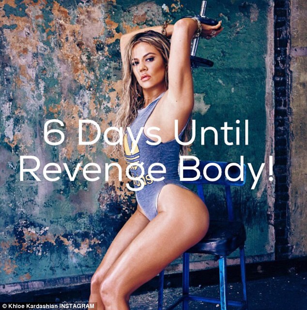 khloe kardashian 6 days revenge body