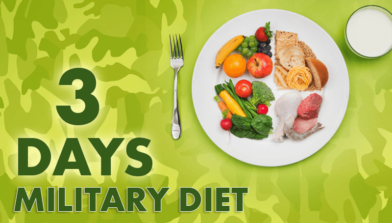 3 days military diet plan