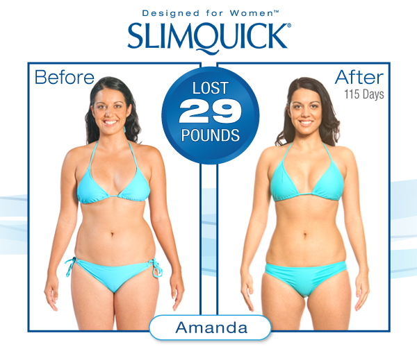Slimquick before and after weight loss results