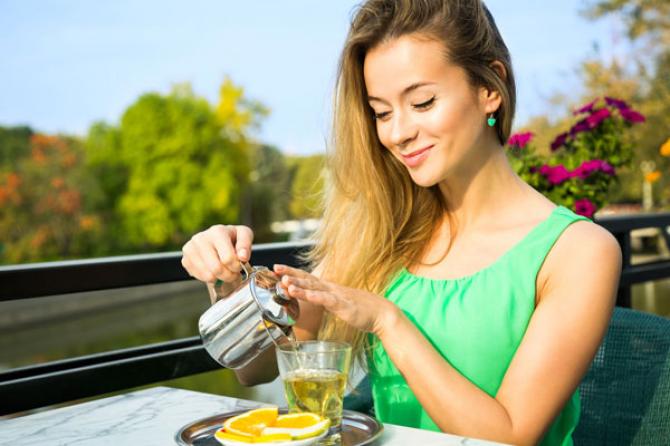 drinking green tea for weight loss