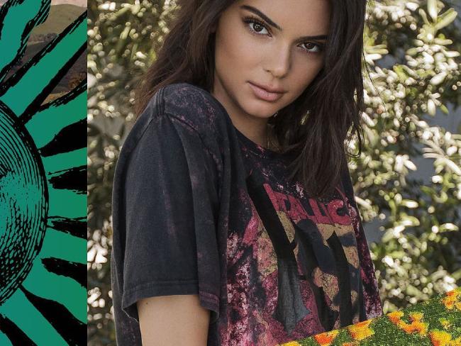 Kendall models one of their controversial T-shirts. 