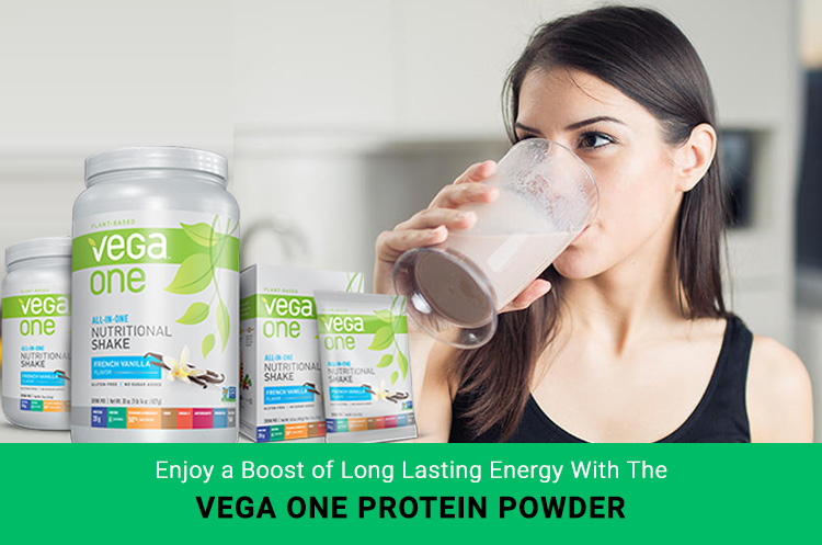 drink Vega one protein shake