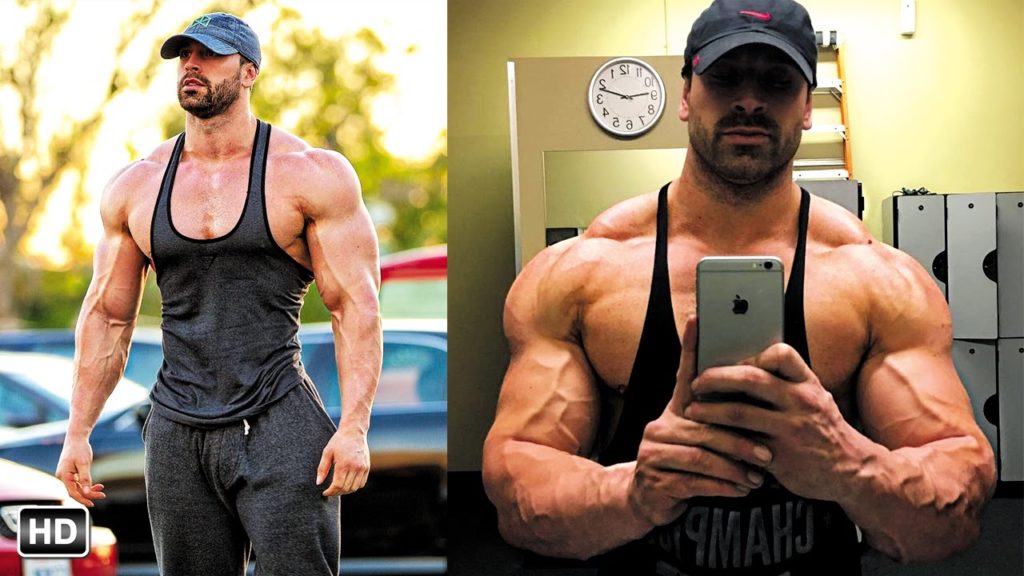 Bradley Martyn workout before and after