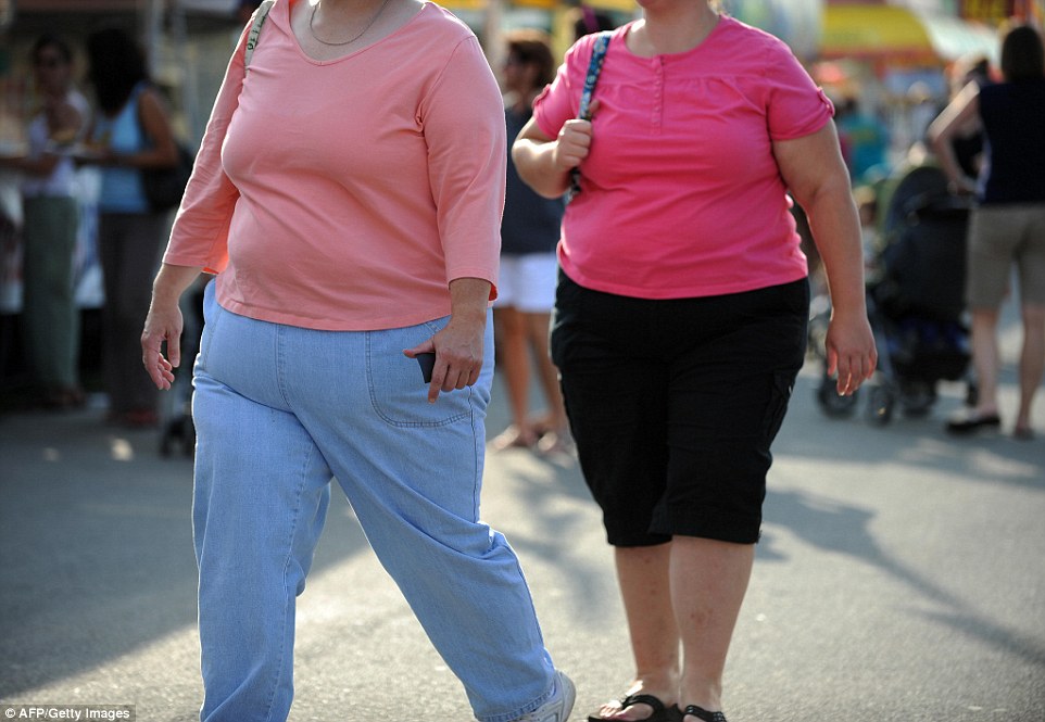 fat women suffering from obesity