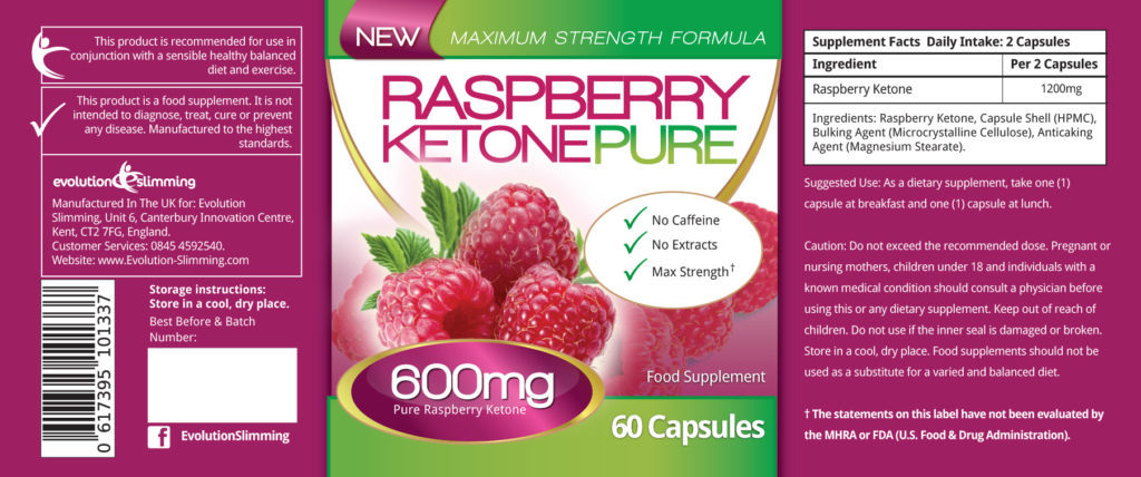 raspberry ketone supplement facts