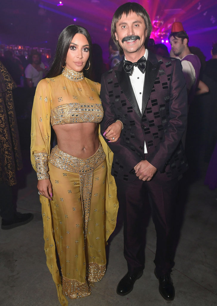 Kim Kardashian and Jonathan Cheban attend the Casamigos Halloween Party in Los Angeles