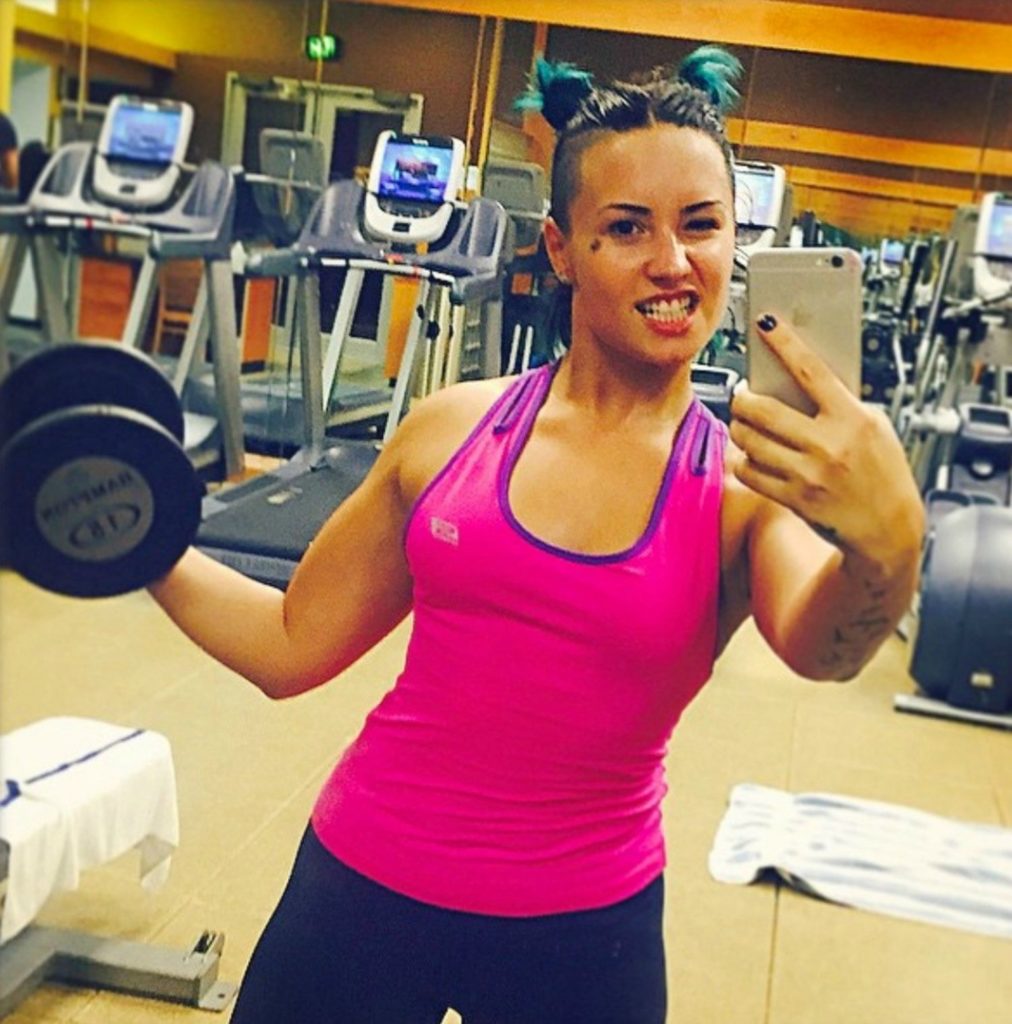 Demi Lovato exercise and Workout