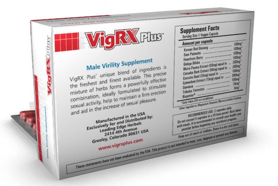 Vigrx Plus supplement facts