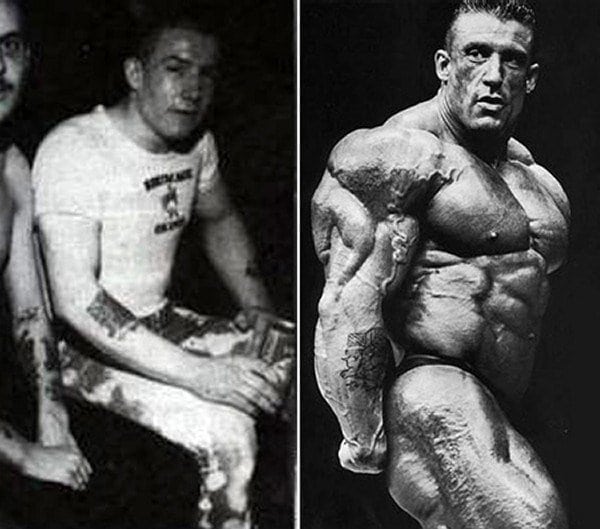 Dorian yates before and after