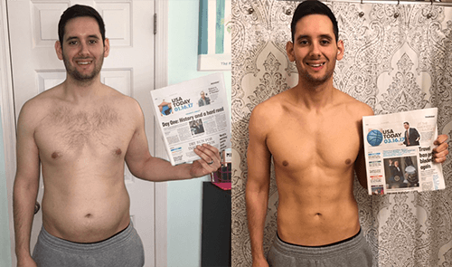 Keto diet before and after