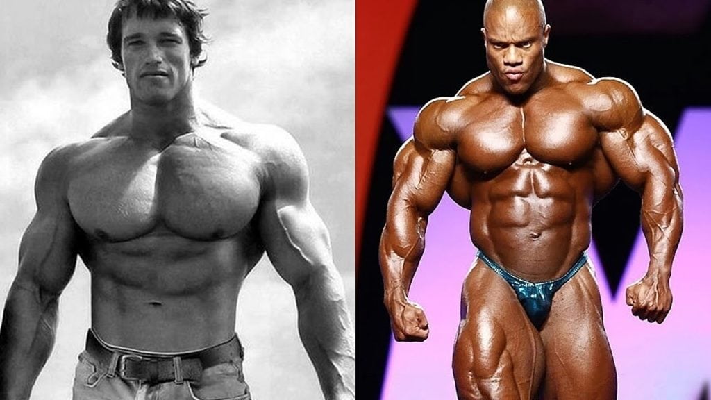 Arnold Schwarzenegger vs Phil Heath - MR.OLYMPIA CHAMPIONS
