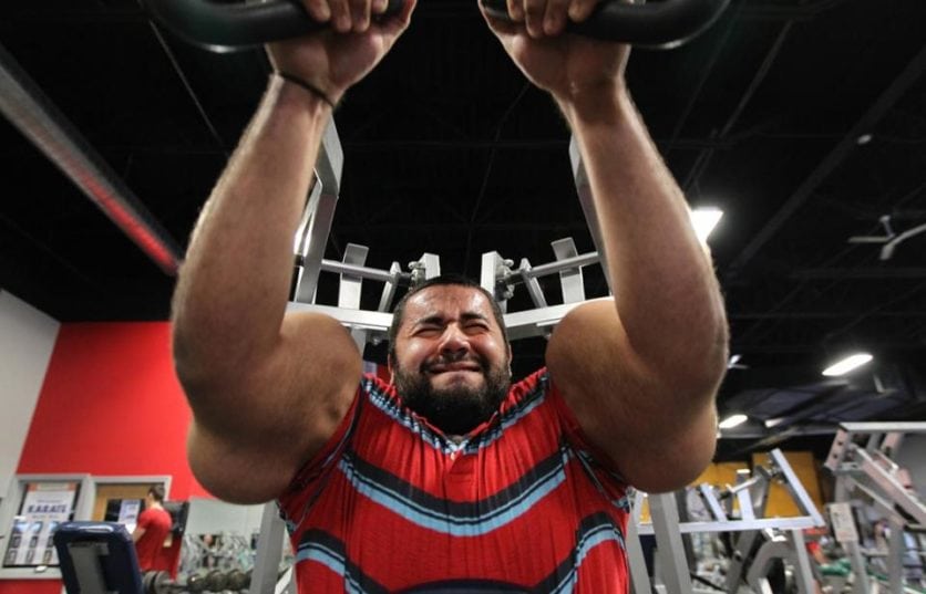 Synthol Freak Moustafa Ismail 31 inch Biggest Biceps World Record