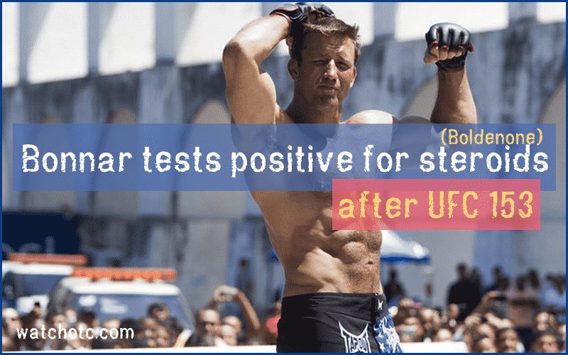 UFC’S STEPHAN BONNAR TESTS POSITIVE FOR STEROIDS