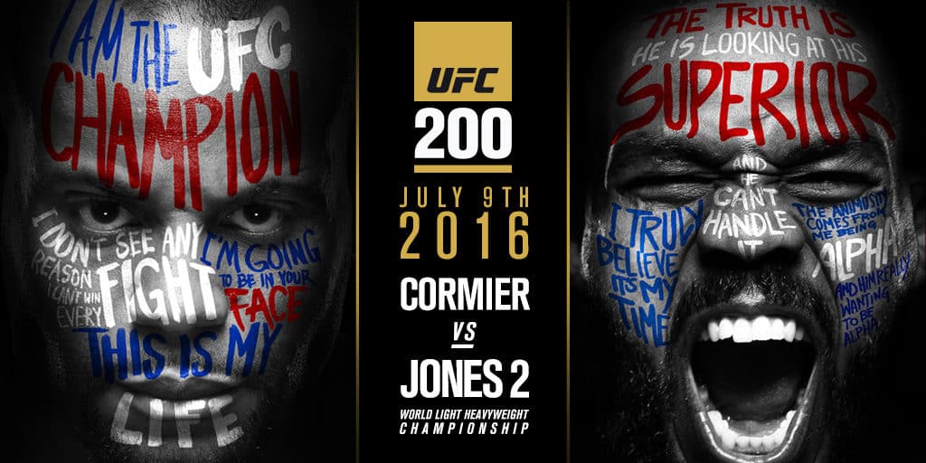 Jones 2 Headlines UFC 200